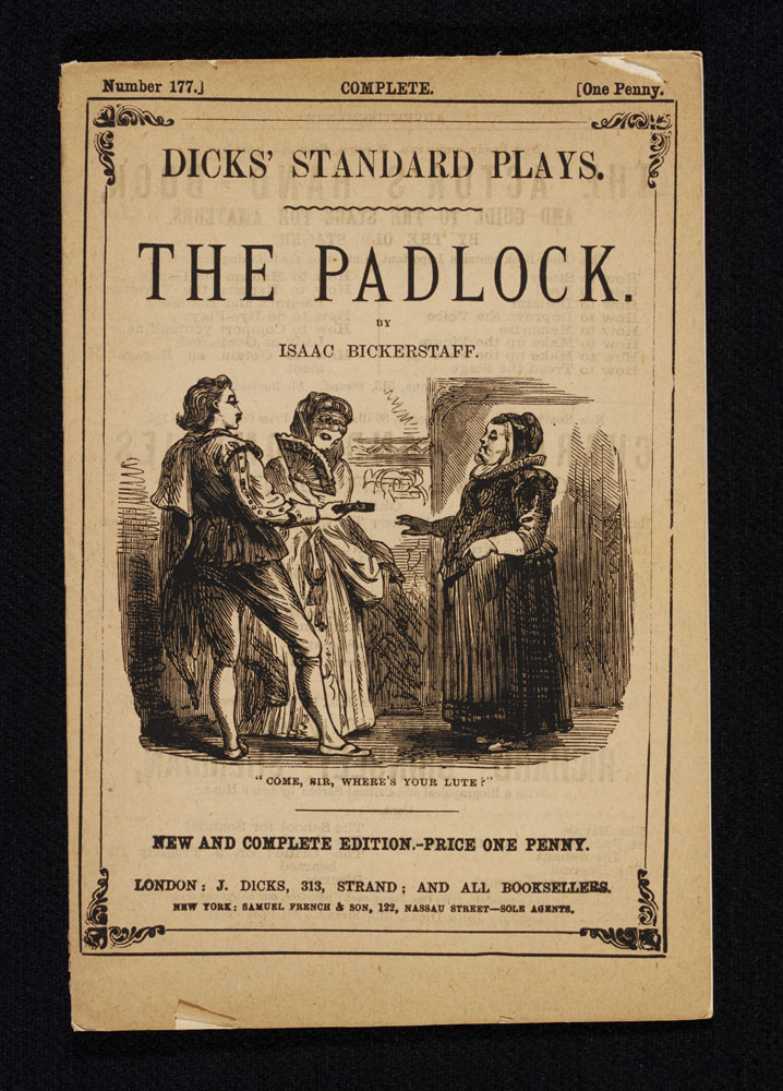 Pamphlet play book of The Padlock