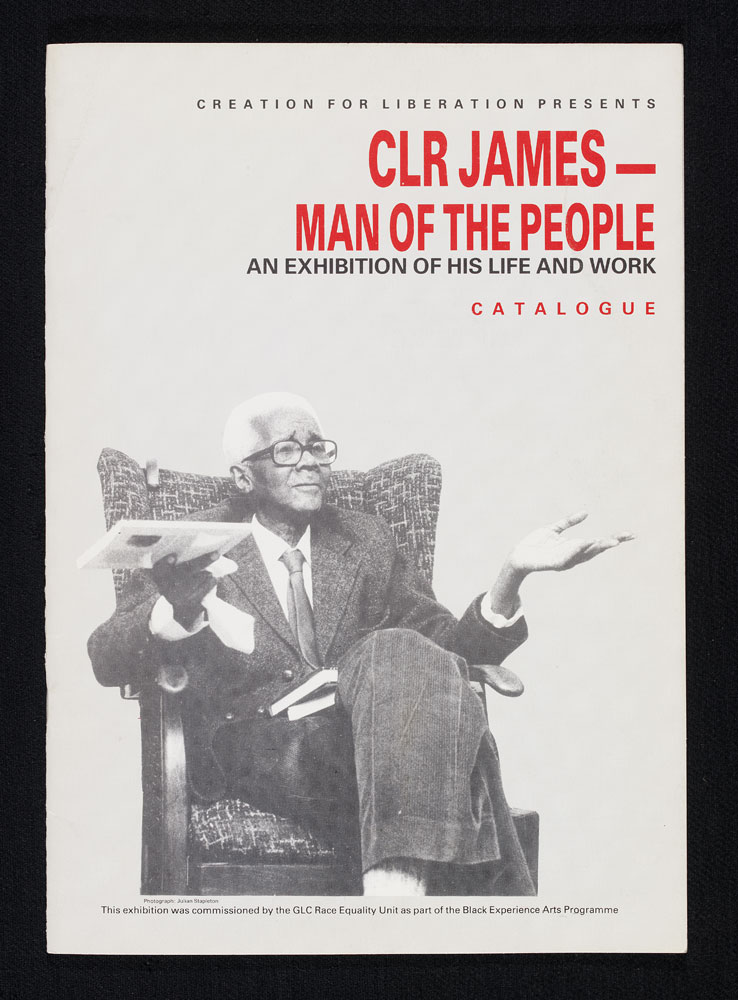 Programme for CLR James exhibition