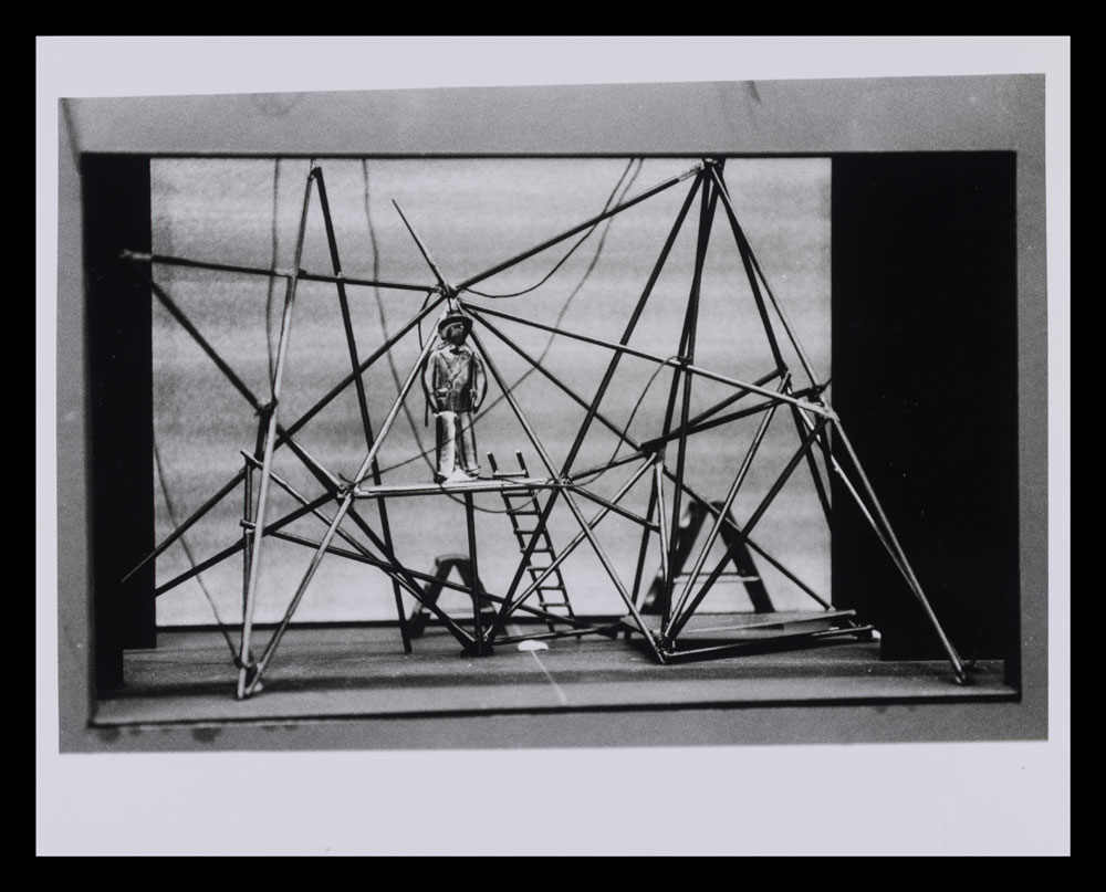 Photograph of set model for Itsy Bitsy Spider (Anansi Steals the Wind)