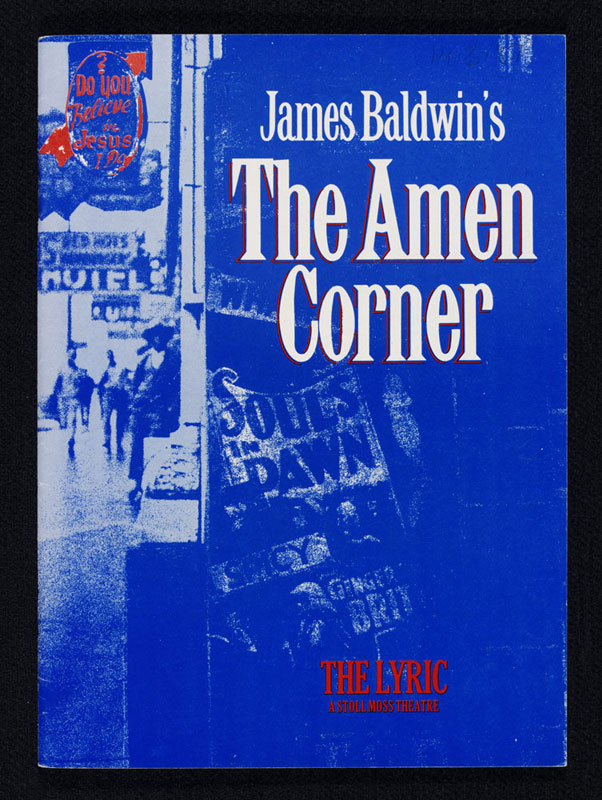 Programme for The Amen Corner