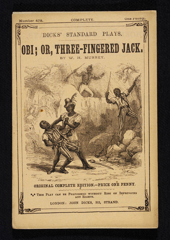 Pamphlet play book of Obi; or, Three-Fingered Jack