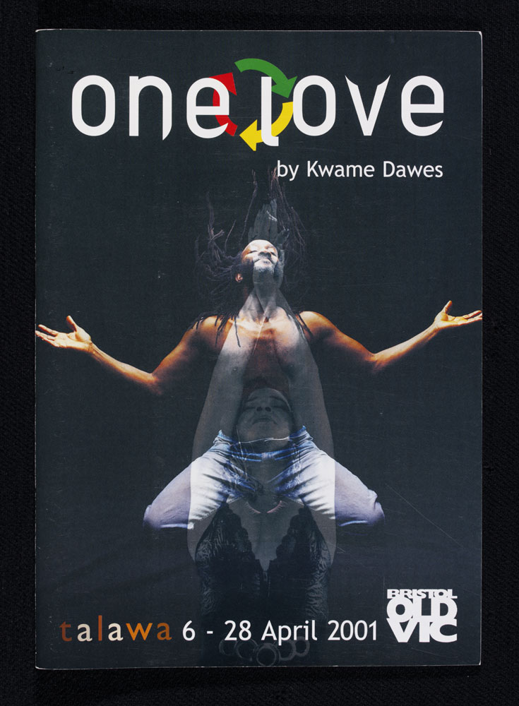 Programme for One Love at Bristol Old Vic